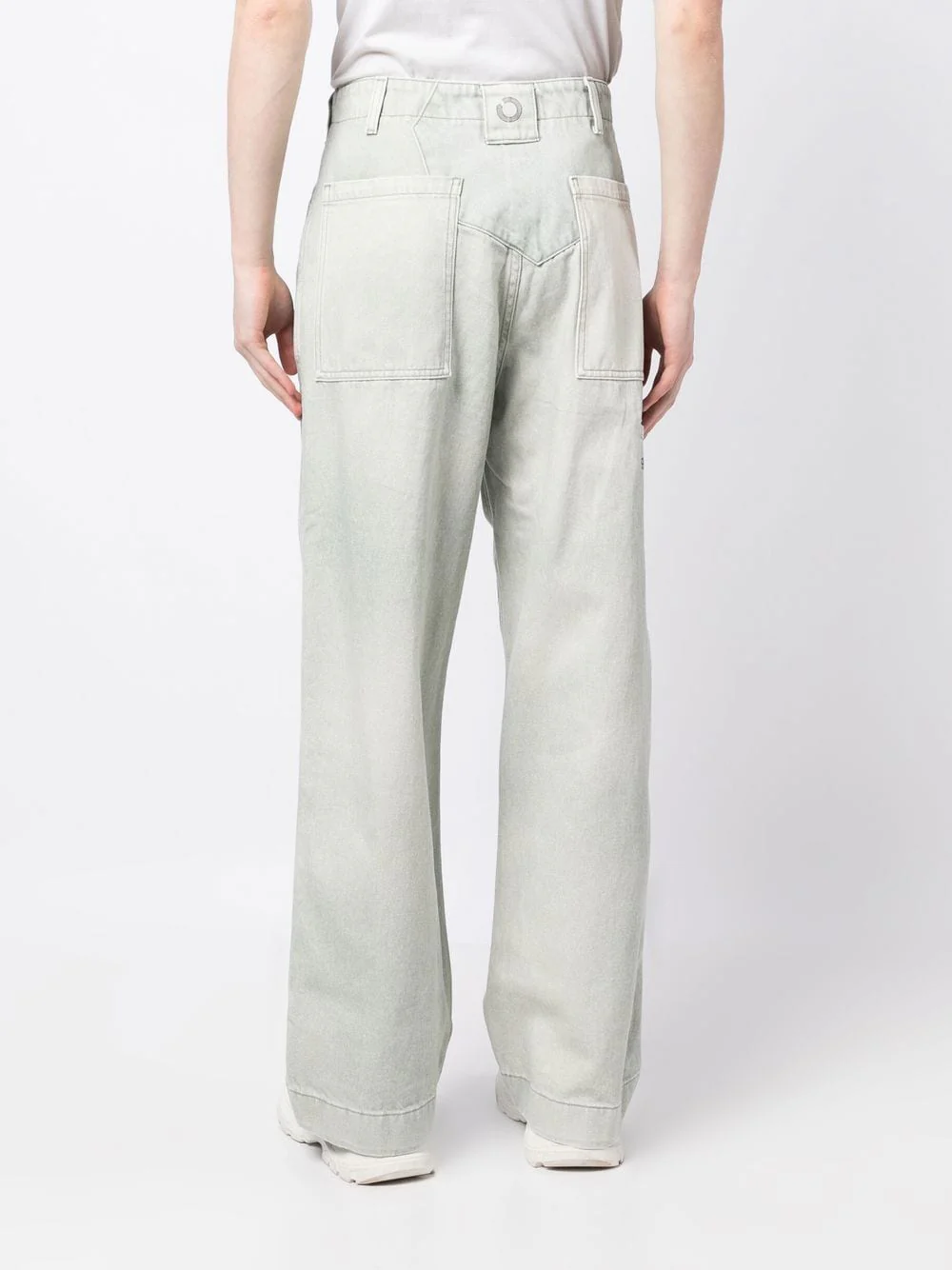 Wide Leg Denim Jeans - Image 3