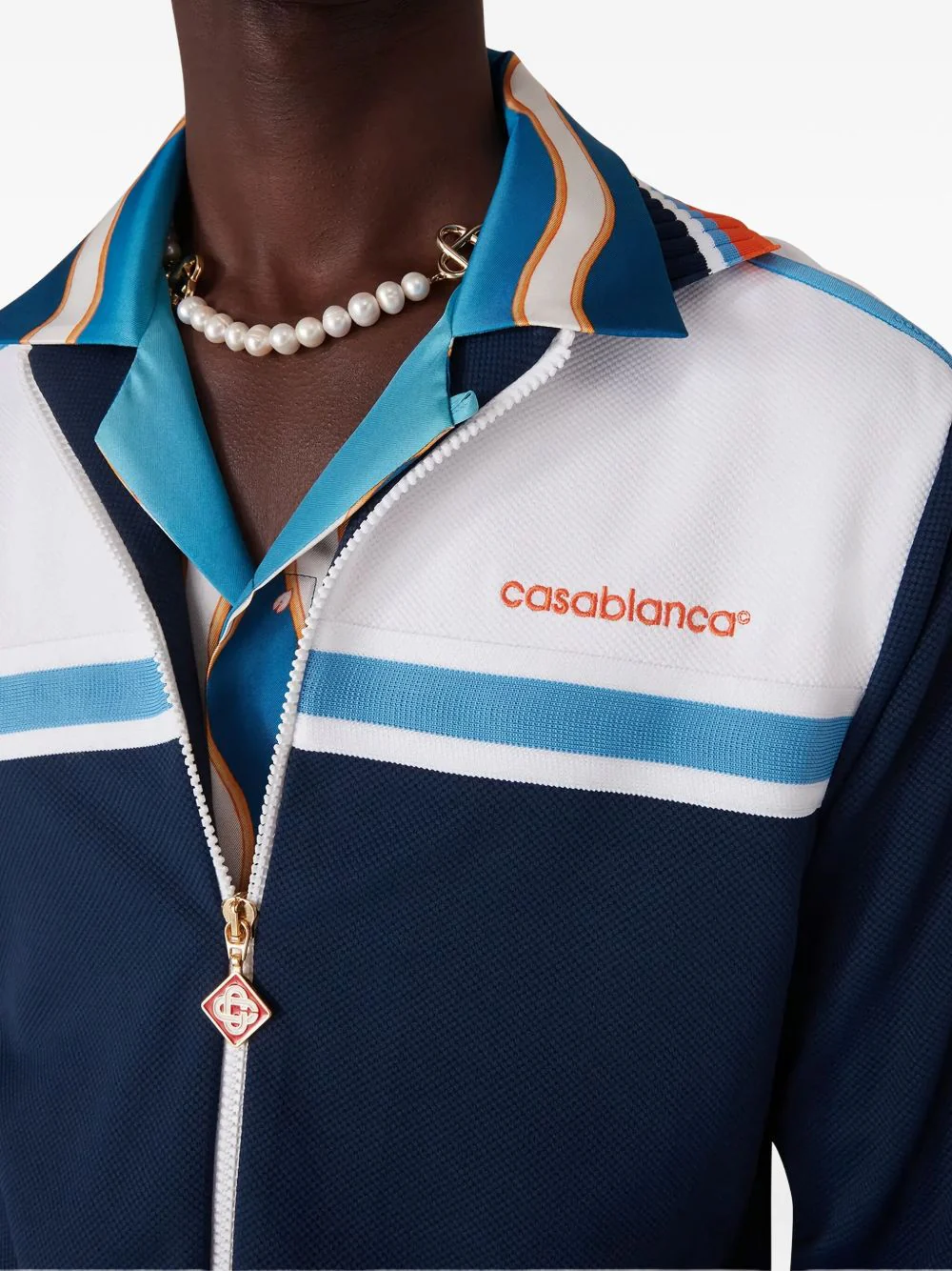 Track Jacket Navy - Image 3