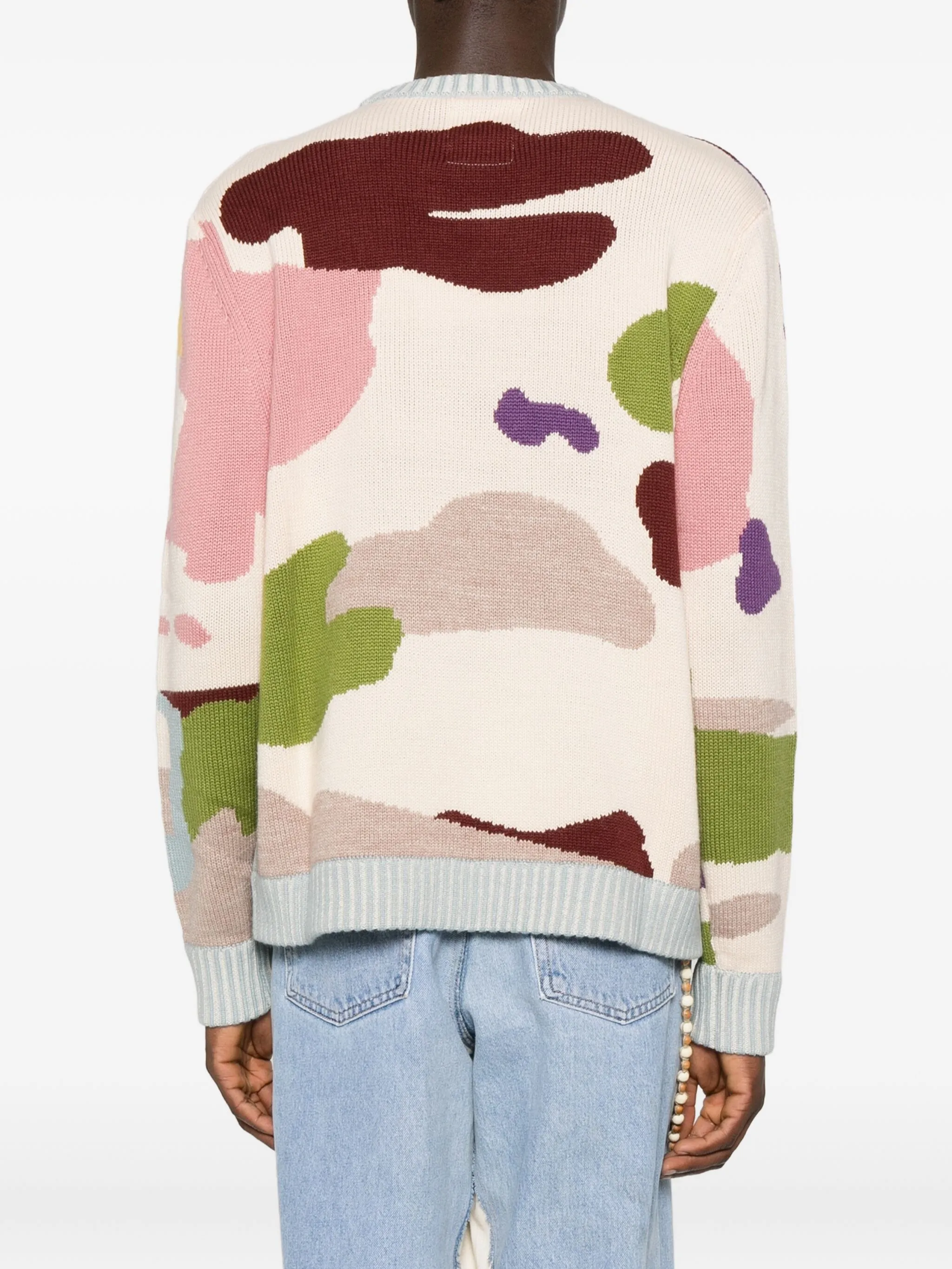 Intarsia Knit Sweater - Image 4