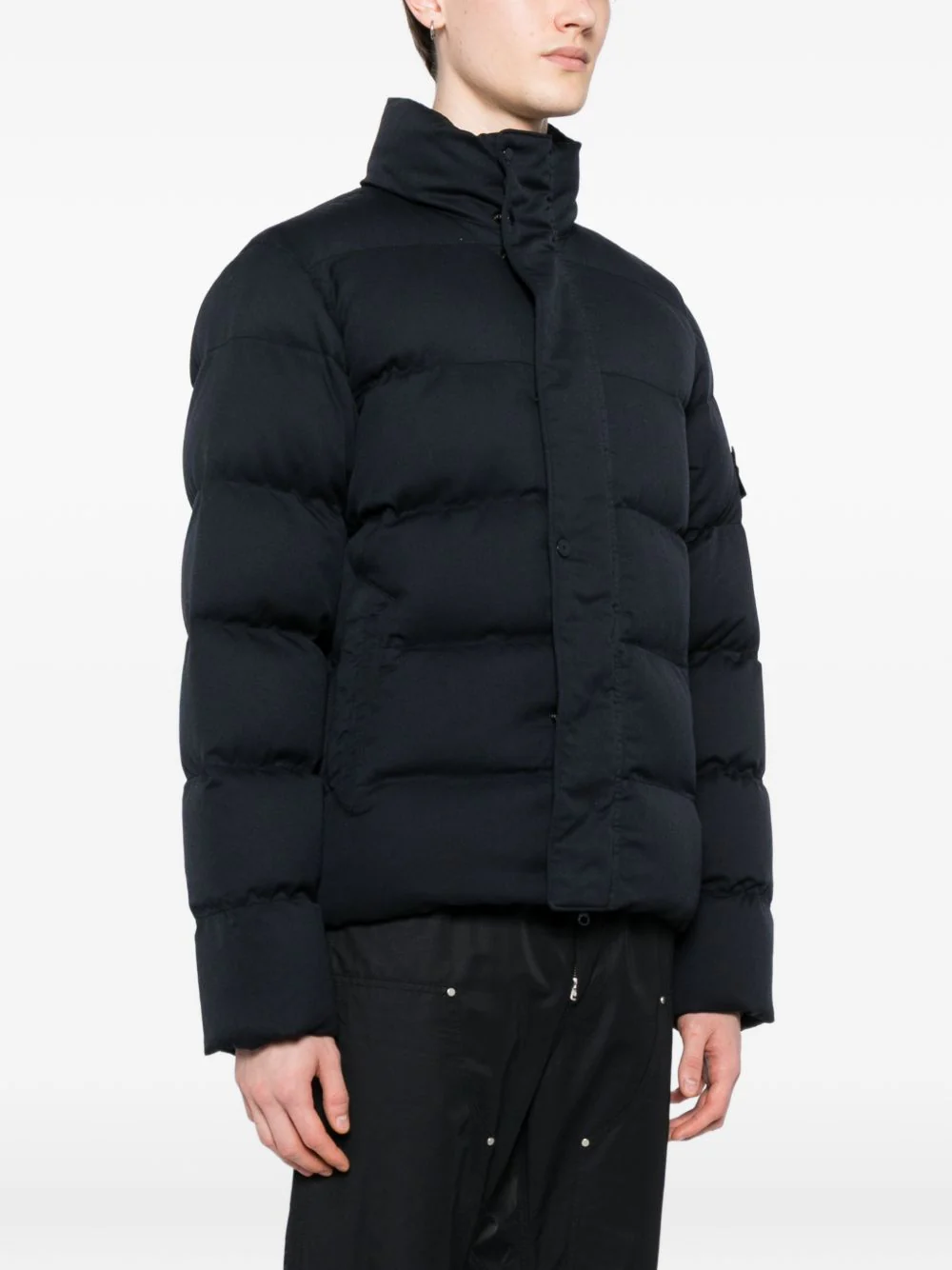 4100100 Twill Wool-Tc_Stone Island Ghost Padded Jacket - Image 3