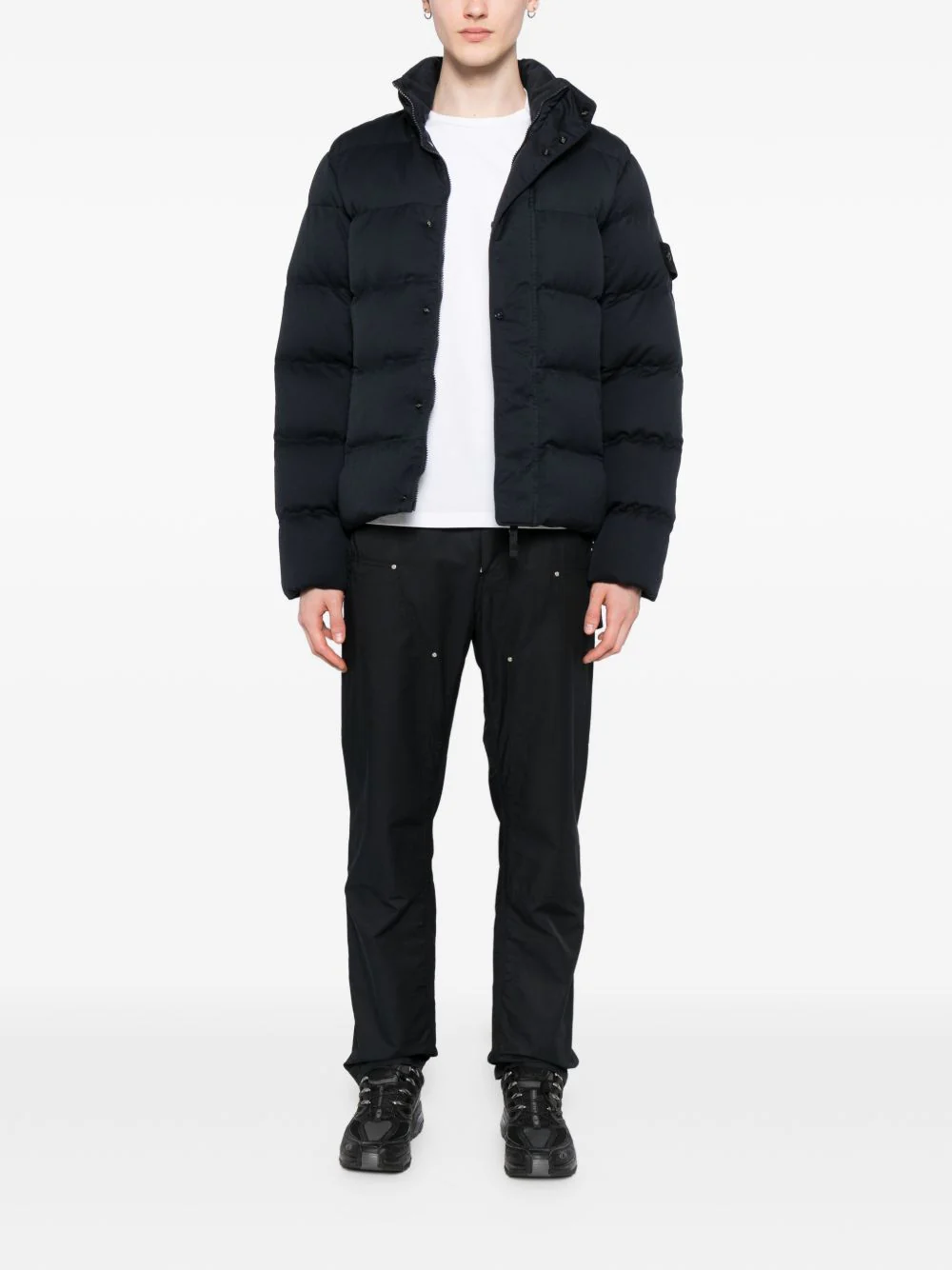 4100100 Twill Wool-Tc_Stone Island Ghost Padded Jacket - Image 5