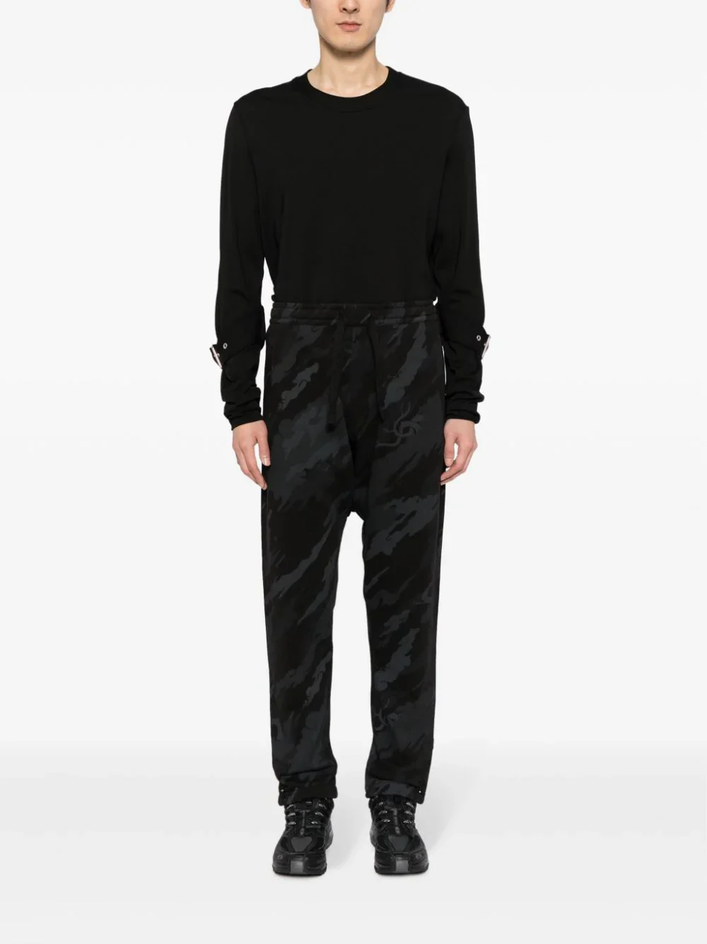 4519 Camo Shinobi Organic Cotton Track Trousers - Image 2