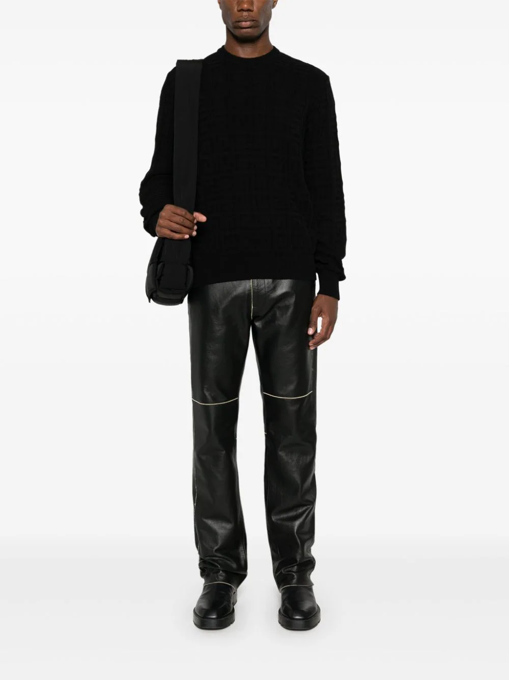4G Jacquard Cotton Jumper - Image 2