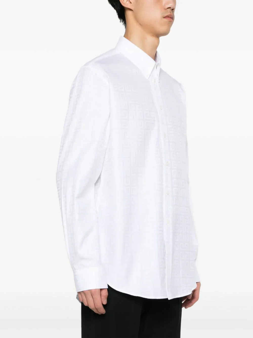 4G-Motif Cotton Shirt - Image 2