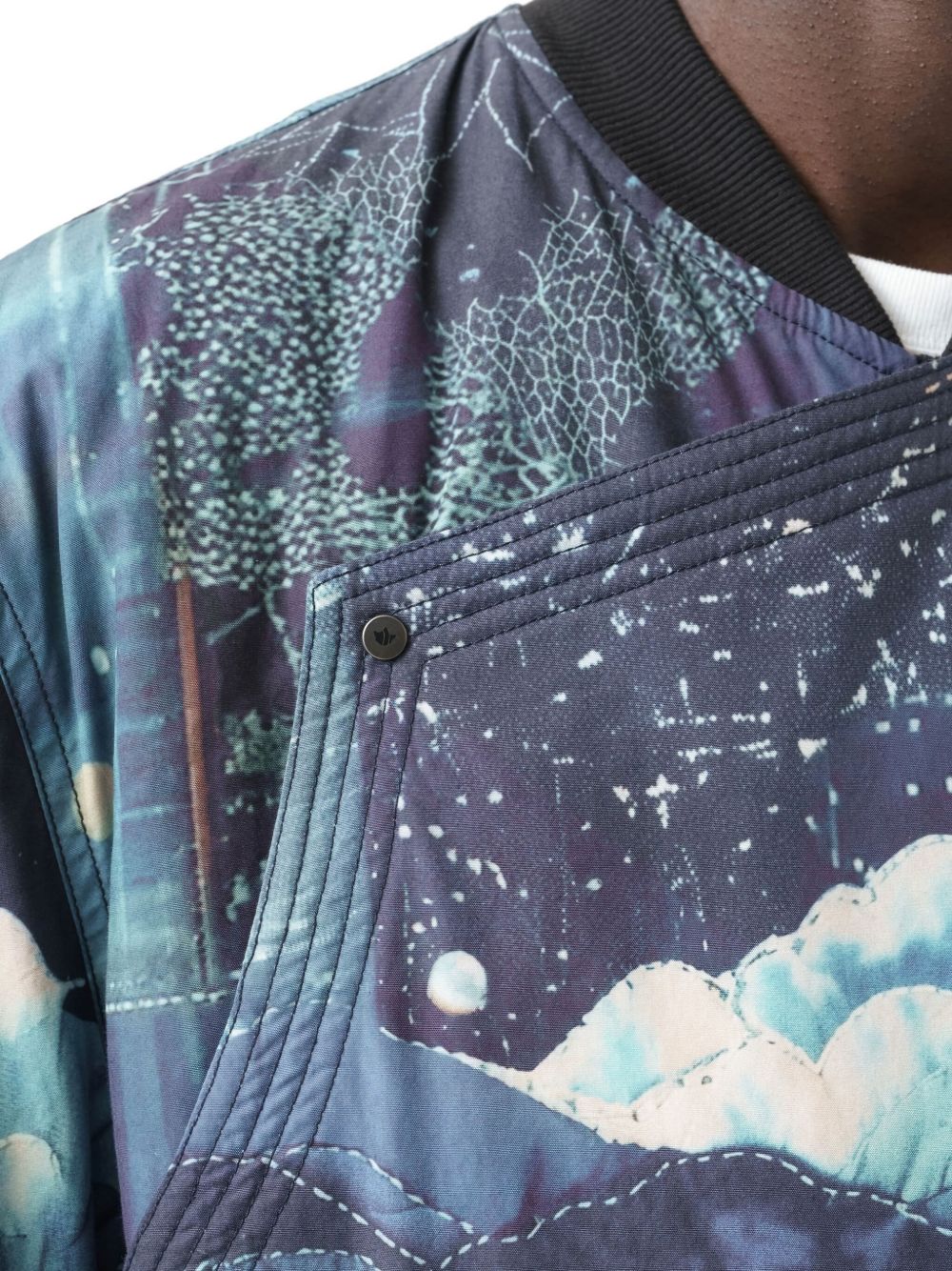 6227 Boro Crane Monk Ma1 Printed Bomber Jacket - Image 4