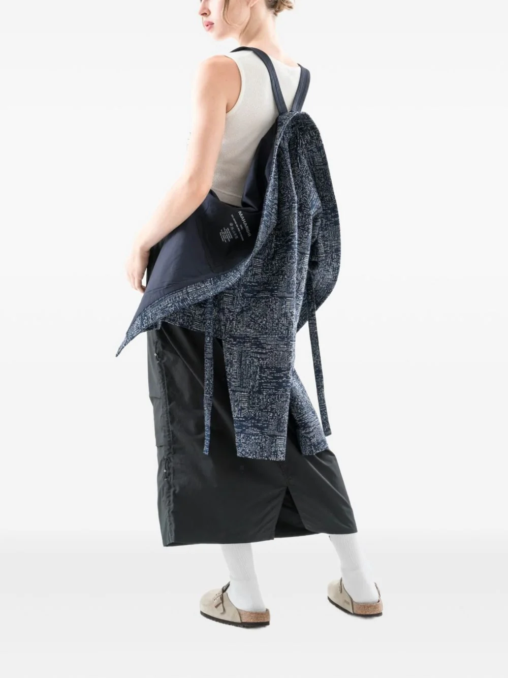 6242 Sashiko Open-Front Strap Shirt - Image 3