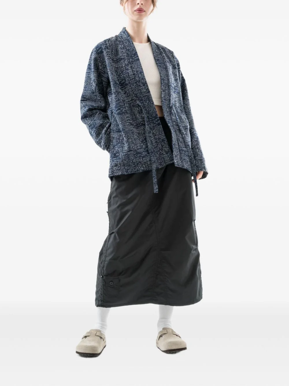 6242 Sashiko Open-Front Strap Shirt - Image 4