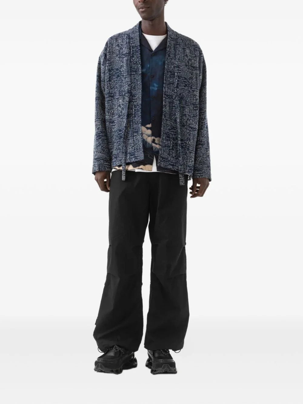 6242 Sashiko Open-Front Strap Shirt - Image 5
