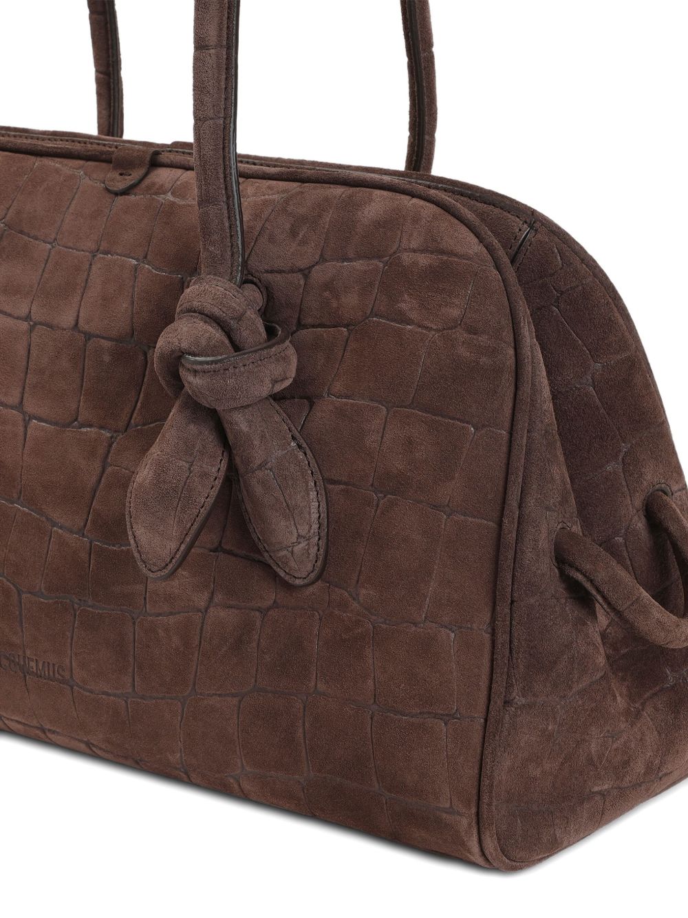 A Turismo Crocodile-Embossed Knot-Detail Tote Bag - Image 3