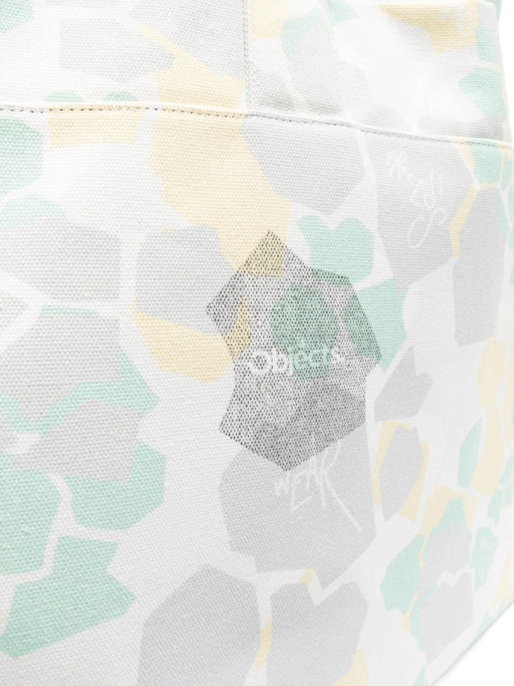Abstract-Print Cotton Tote Bag - Image 4