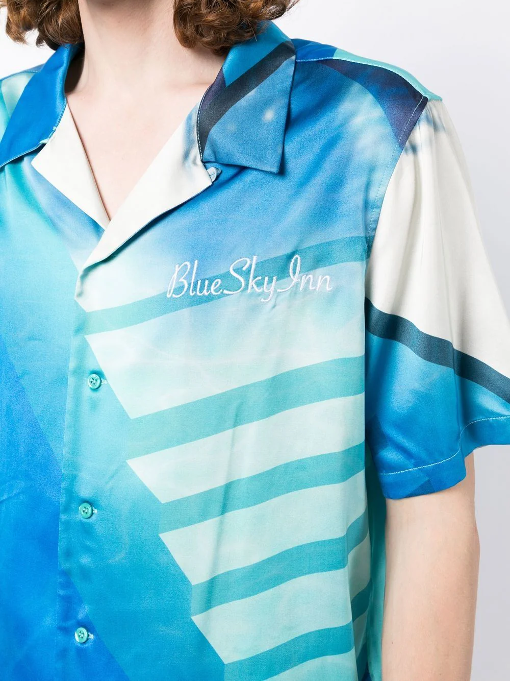 Abstract-Print Short-Sleeved Shirt - Image 4