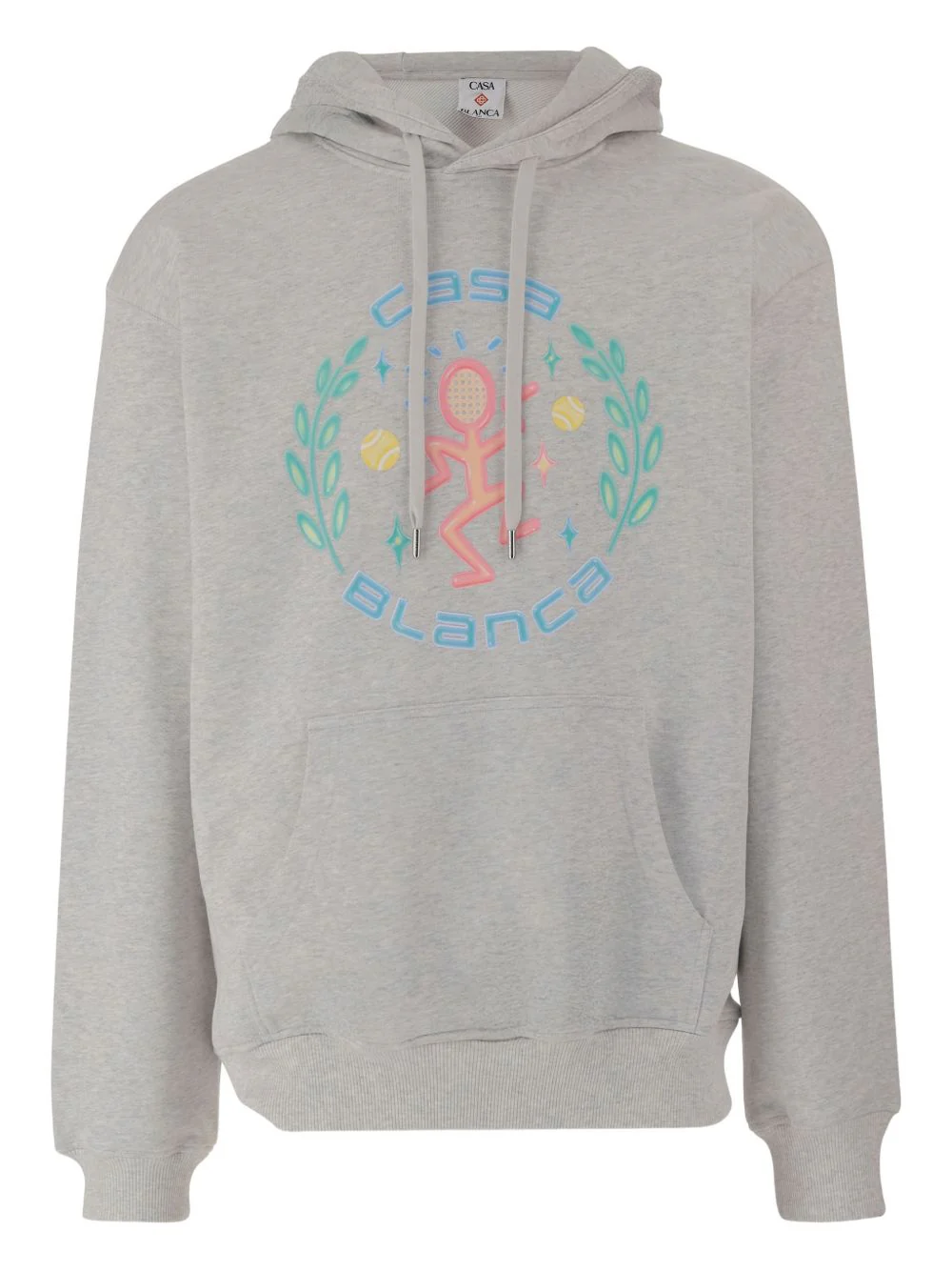 Adjustable Hood Logo Sweatshirt