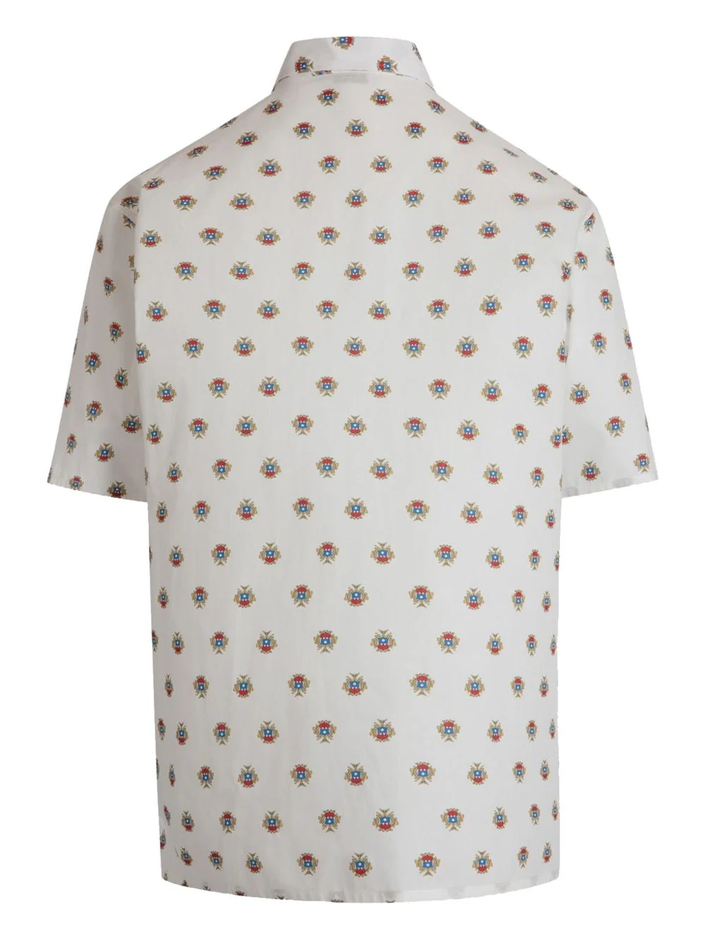 All-Over Bally Crest Print Bowling Shirt - Image 2