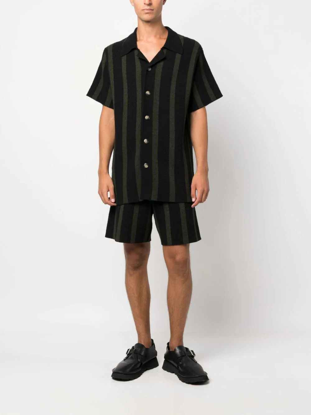 Almar Striped Terry-Cloth Shirt - Image 2