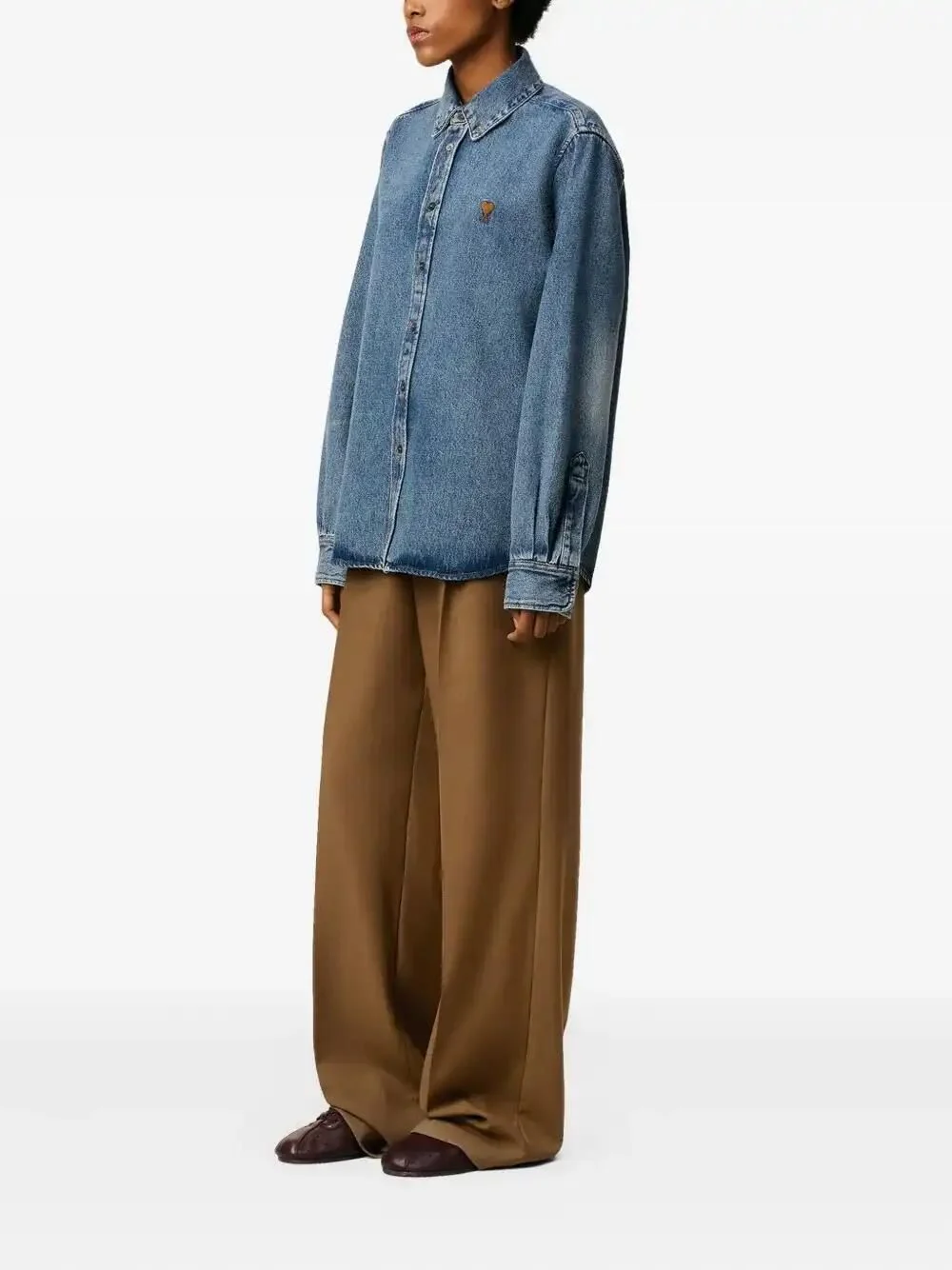 Ami De Coeur Buttned Cotton Shirt - Image 3