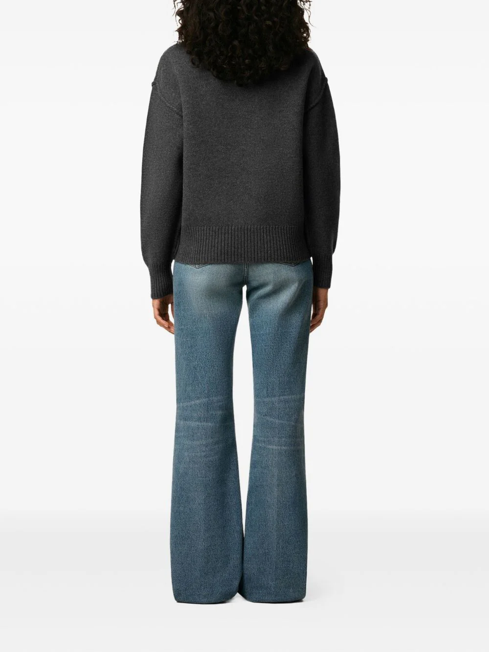Ami De Coeur Crew-Neck Wool Sweater - Image 4