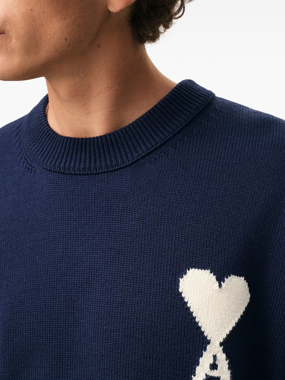 Ami De Coeur Logo-Detail Sweater - Image 4