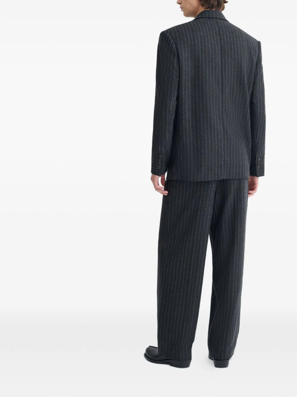 Anselm Pinstripe Double-Breasted Blazer - Image 2