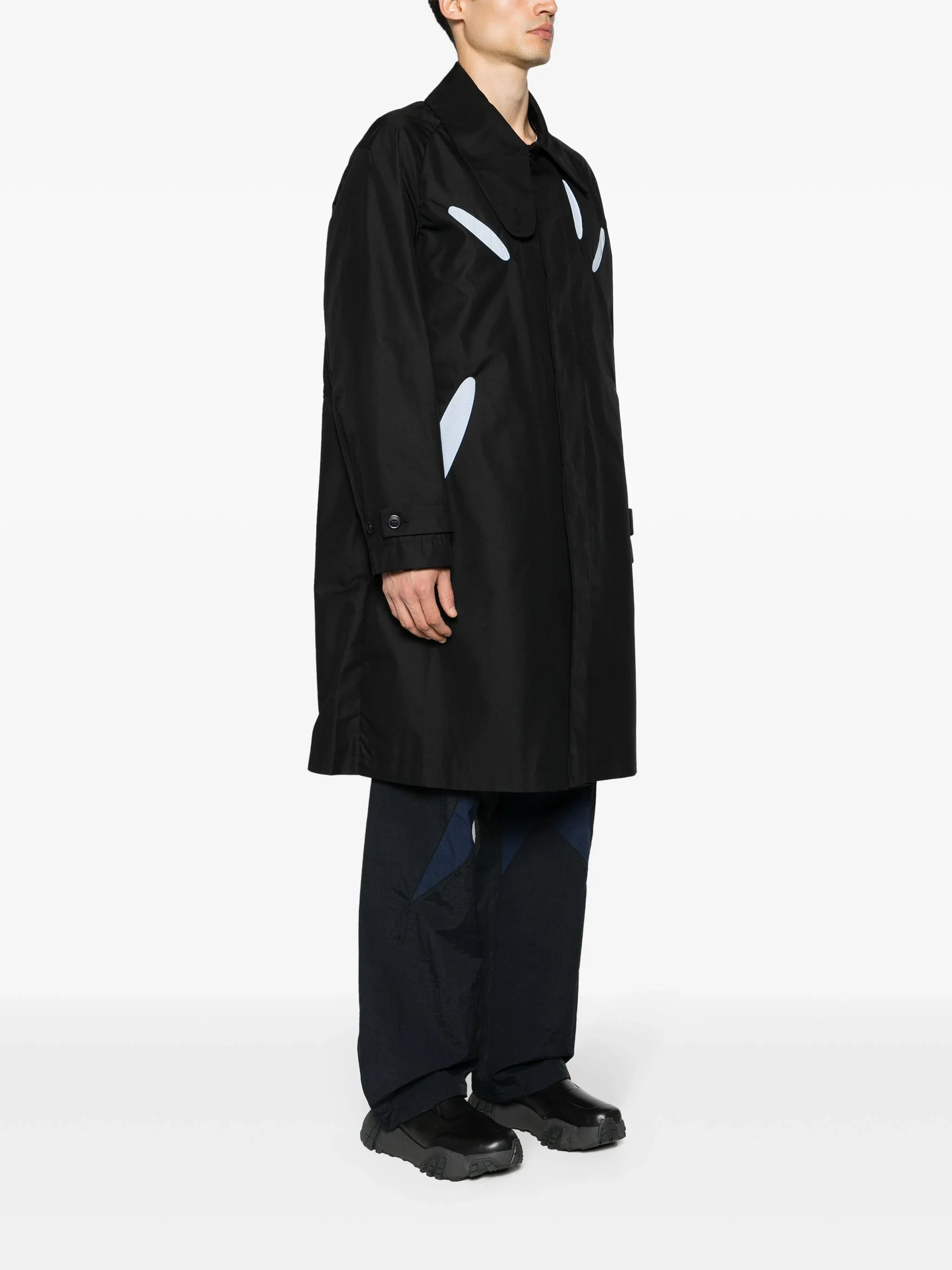 Aperture Cut-Out Trench Coat - Image 3