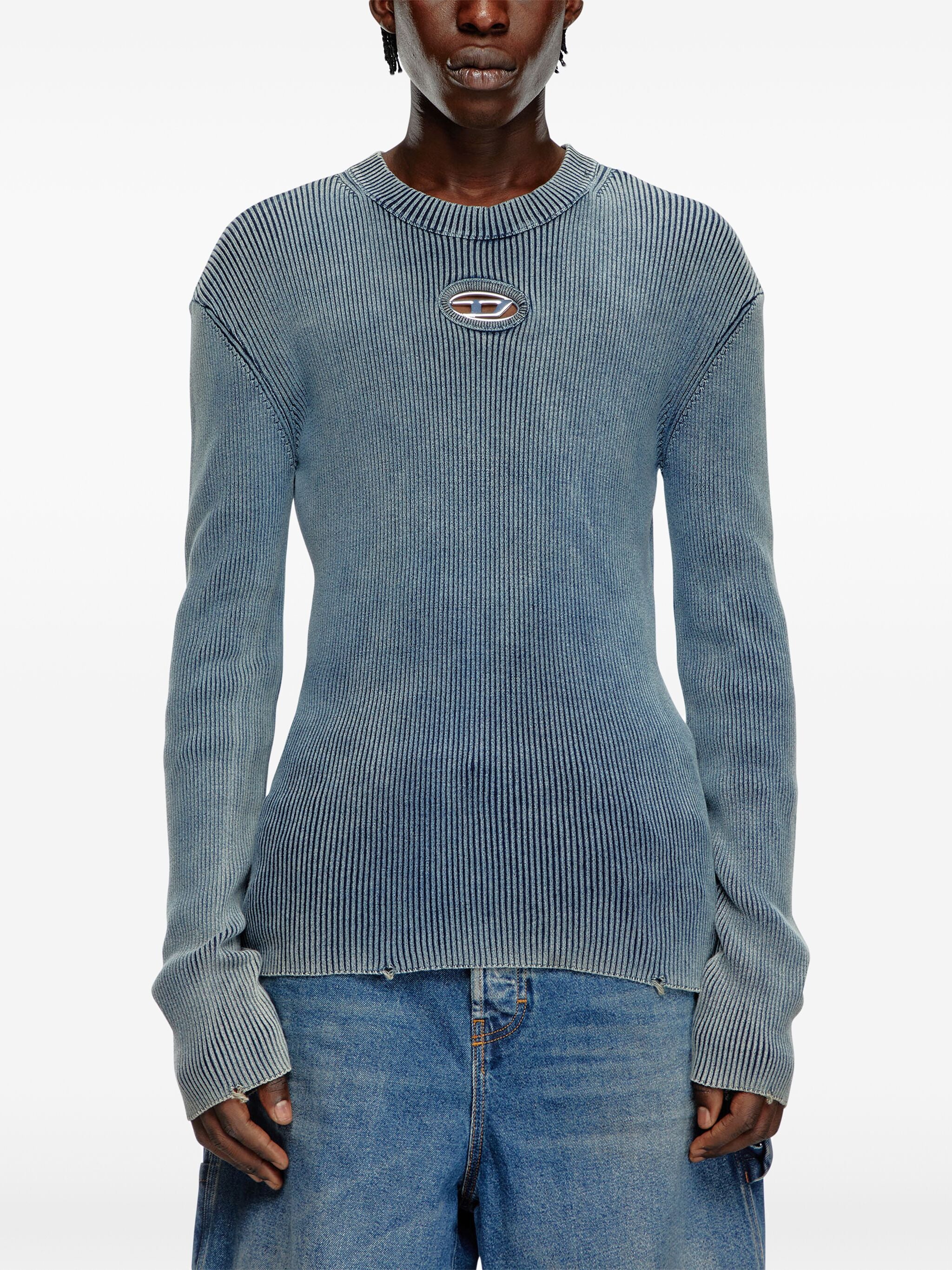 Appliqué-Logo Ribbed Top - Image 6