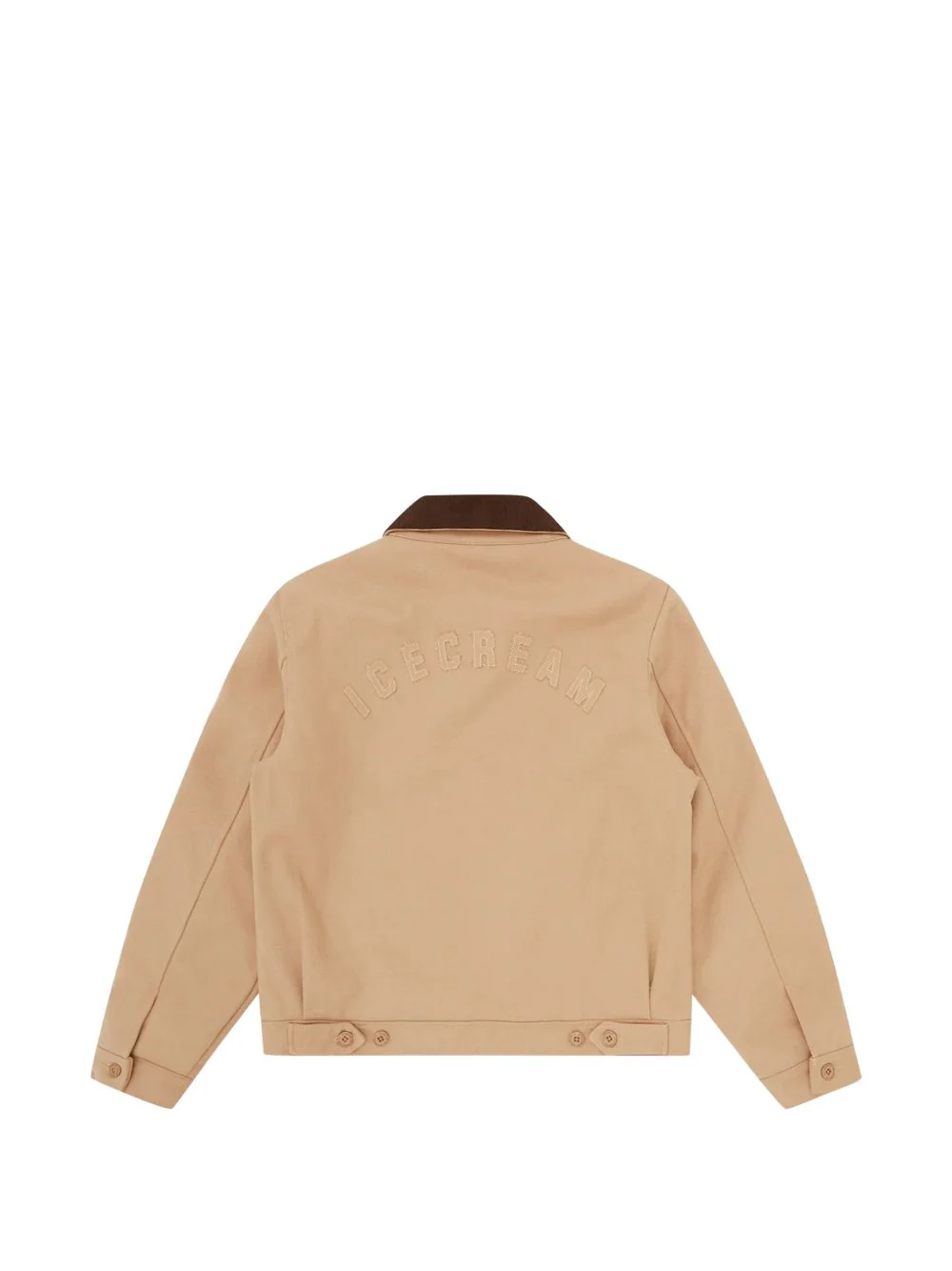 Appliqued Corduroy-Collar Jacket - Image 2