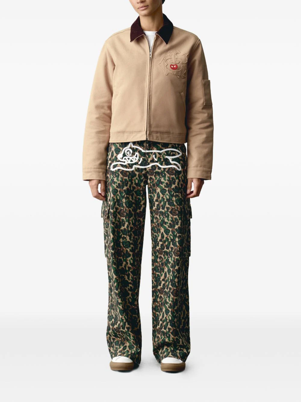 Appliqued Corduroy-Collar Jacket - Image 5