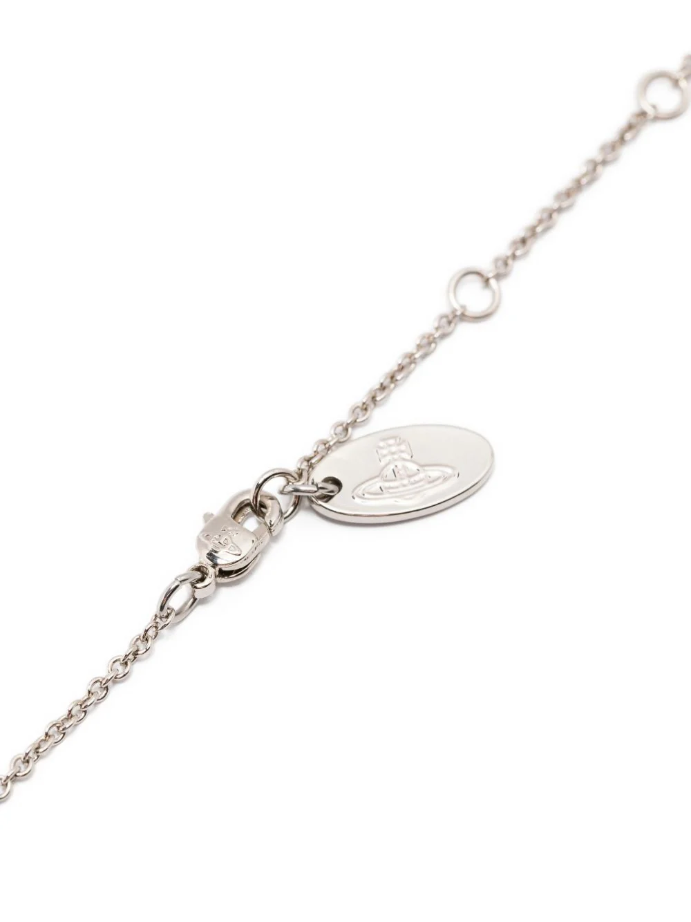 Aquamarine Heart Orb Necklace - Image 3