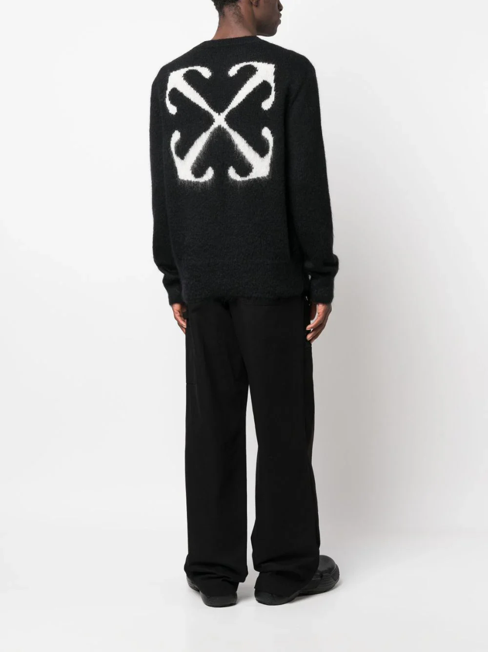 Arrow Intarsia Crew-Neck Jumper - Image 2
