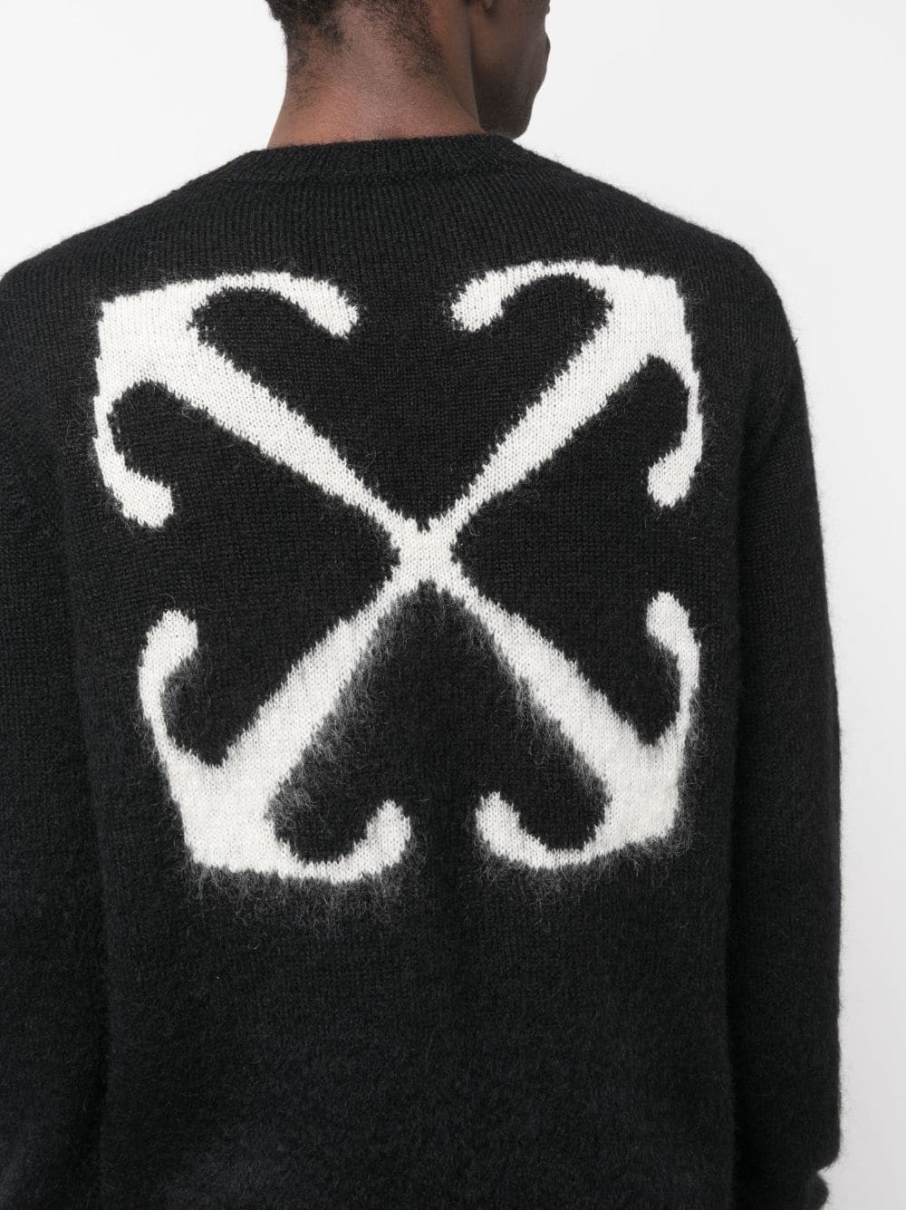 Arrow Intarsia Crew-Neck Jumper - Image 5