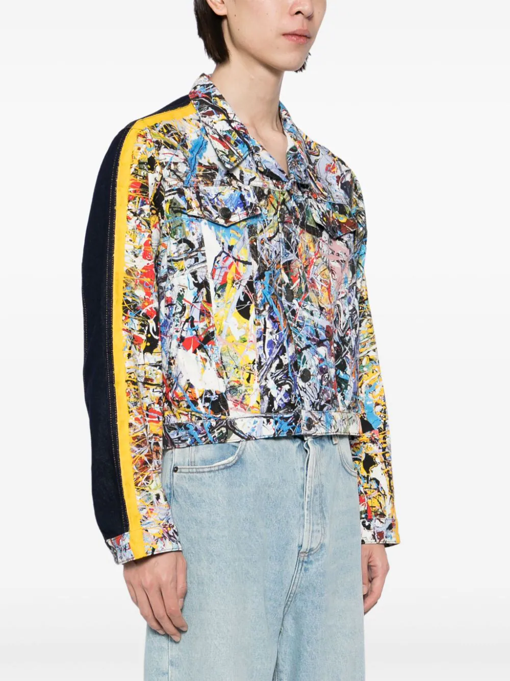 Art Denim Jacket - Image 3
