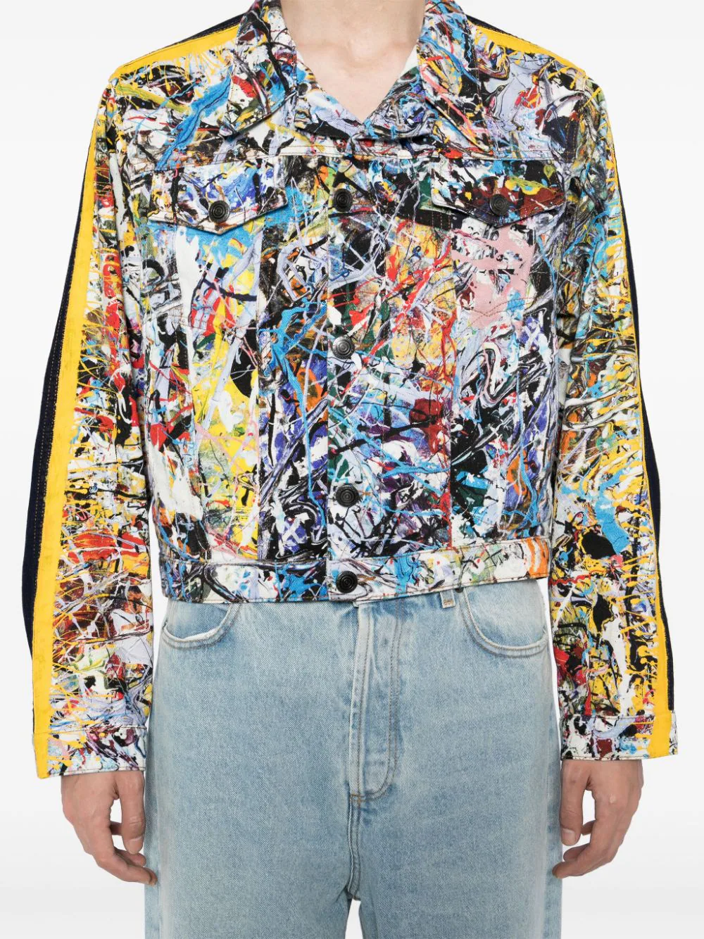 Art Denim Jacket - Image 5