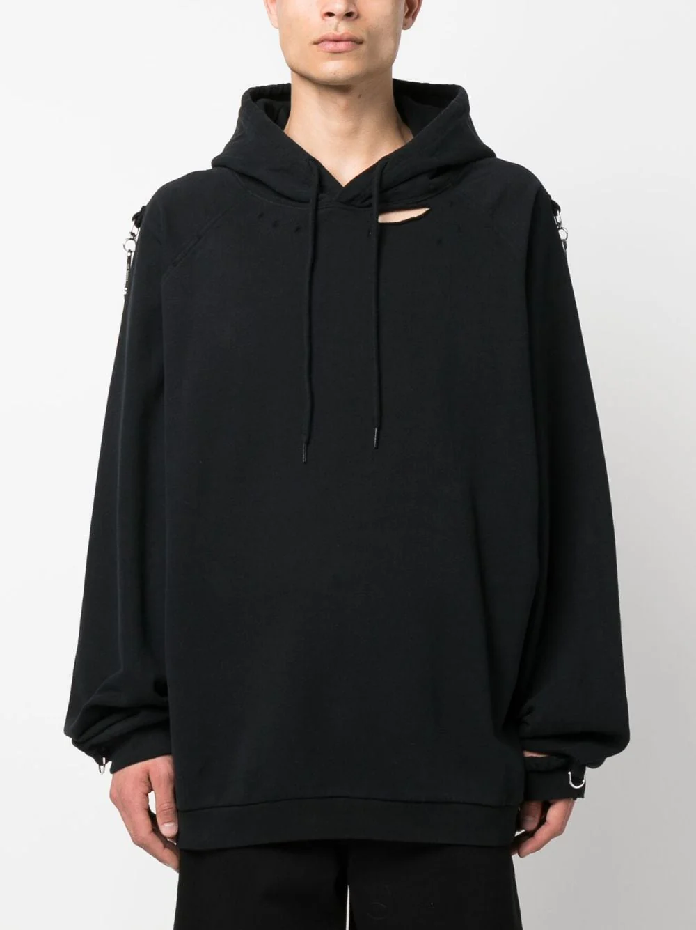 Artwork-Print Cotton Hoodie - Image 5