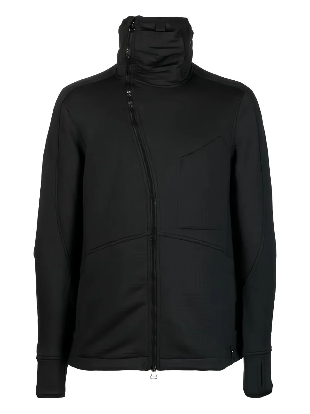 Asymmetric Zip-Fastening Jacket