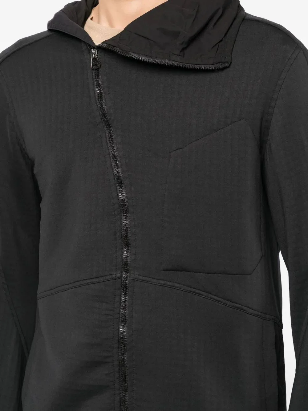 Asymmetric Zip-Fastening Jacket - Image 4
