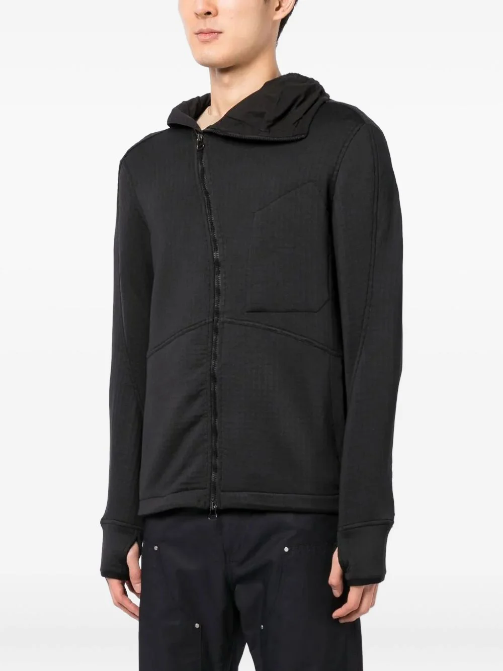 Asymmetric Zip-Fastening Jacket - Image 5