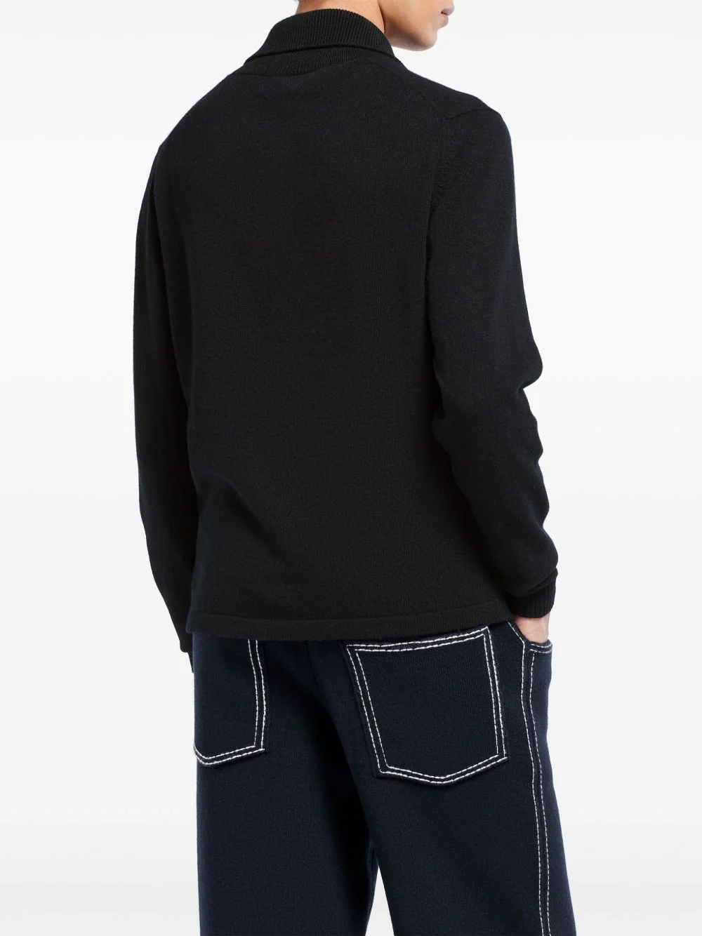 B Label Cashmere Polo Shirt - Image 3