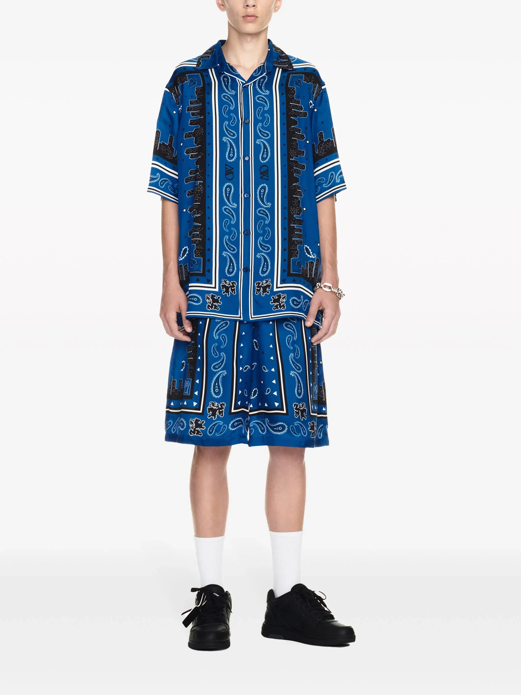 Bandana Paisley-Print Shorts - Image 2