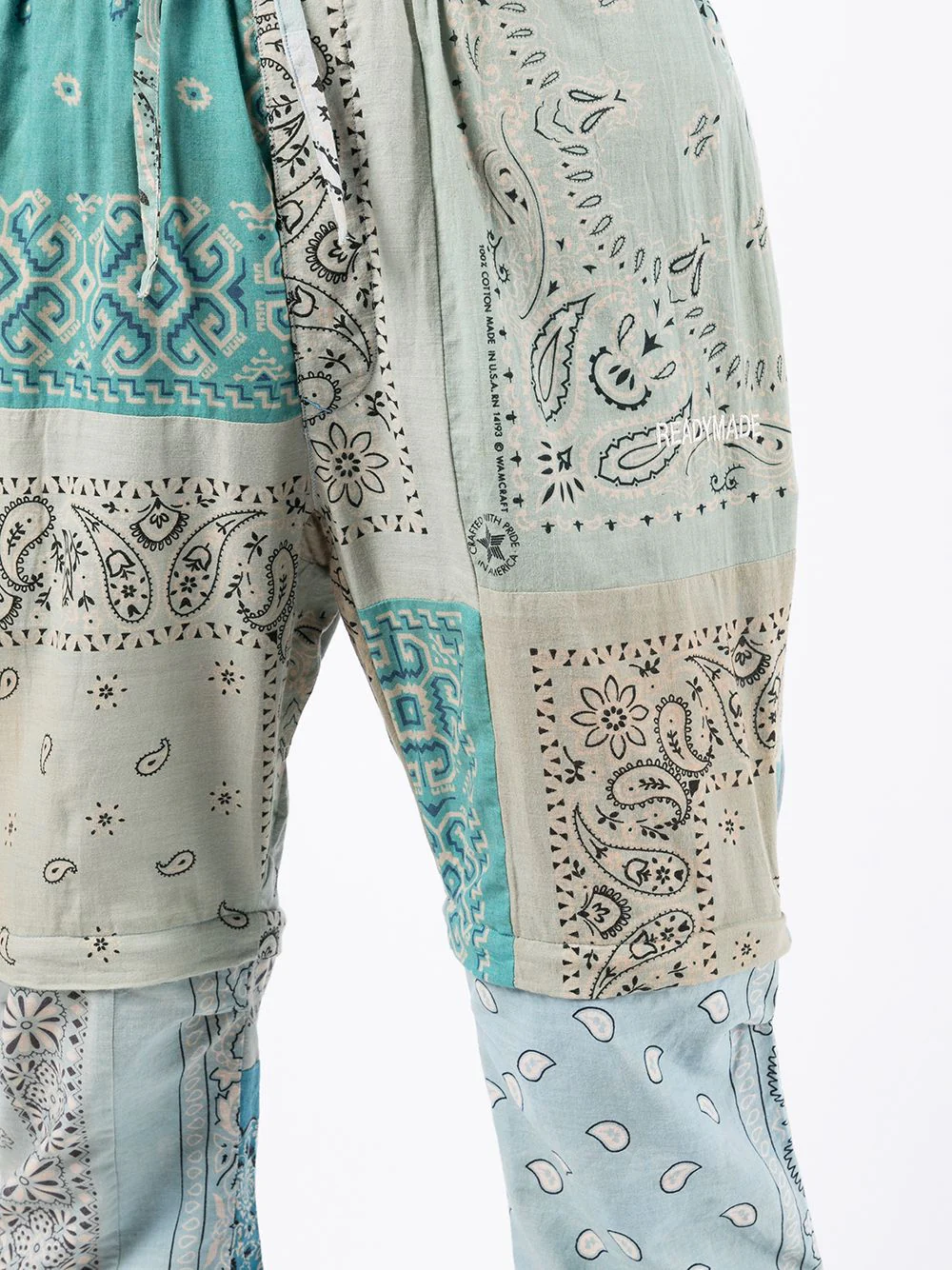 Bandana-Print Straight Trousers - Image 2