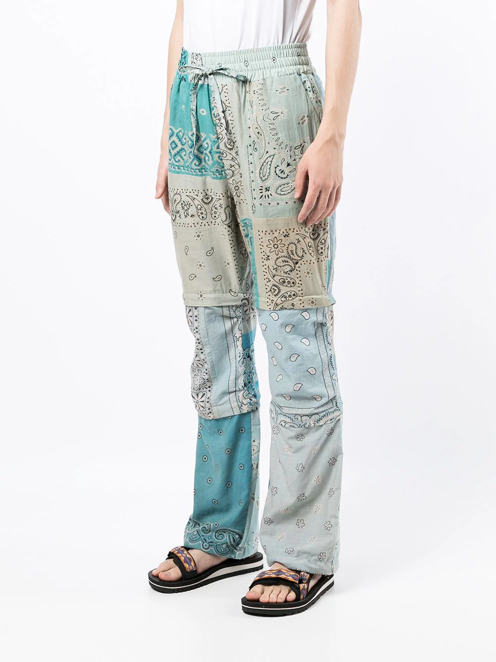 Bandana-Print Straight Trousers - Image 3