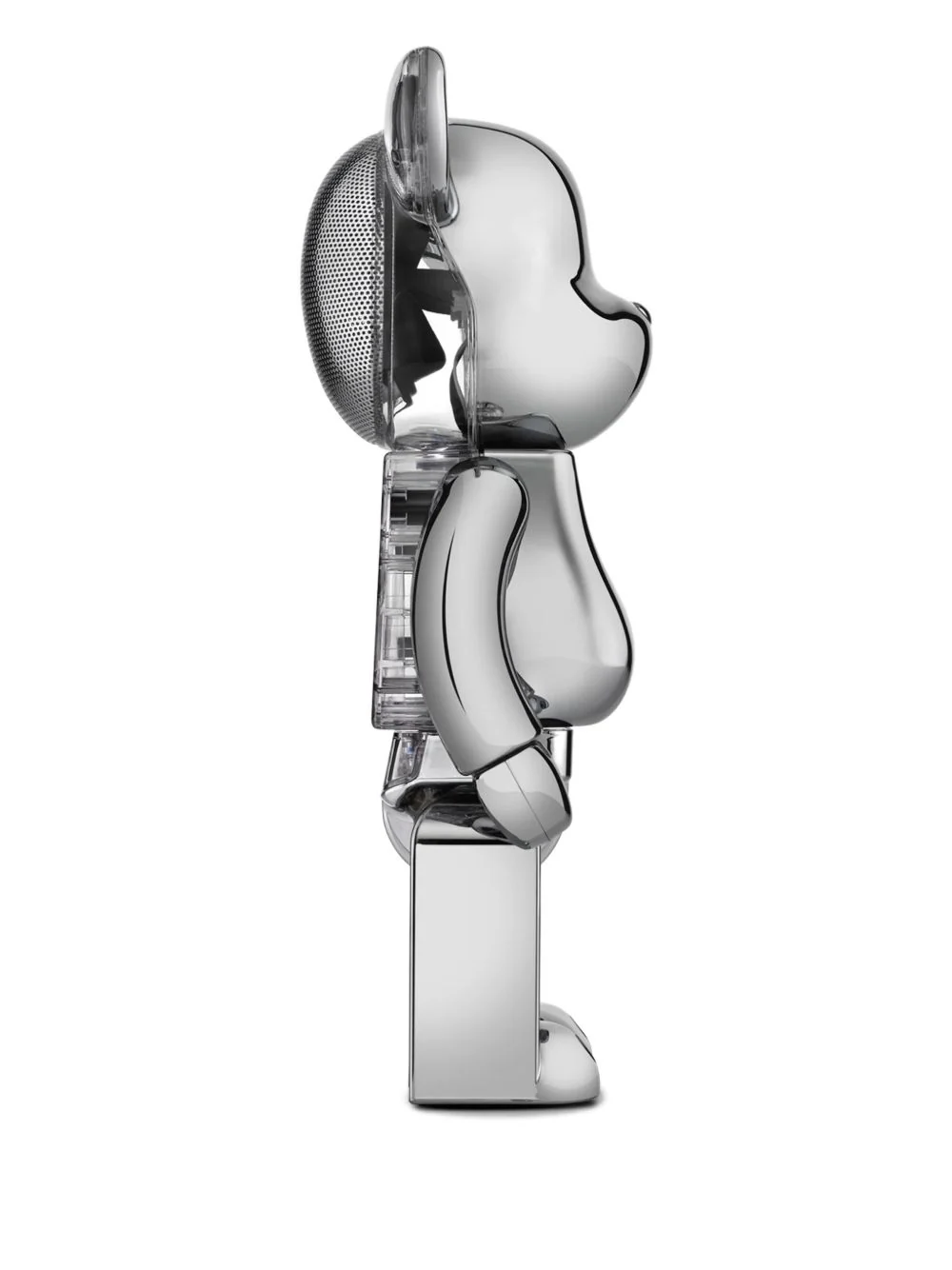 Bearbrick Audio Silver Edition Chrome Music - Image 3