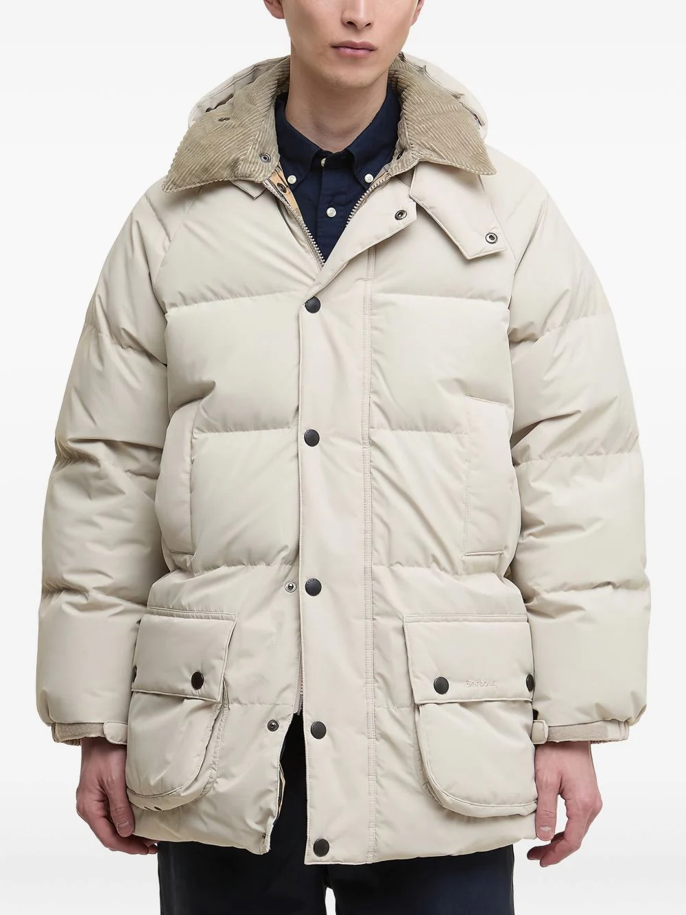 Beaufort Quilted Corduroy-Collar Jacket - Image 5