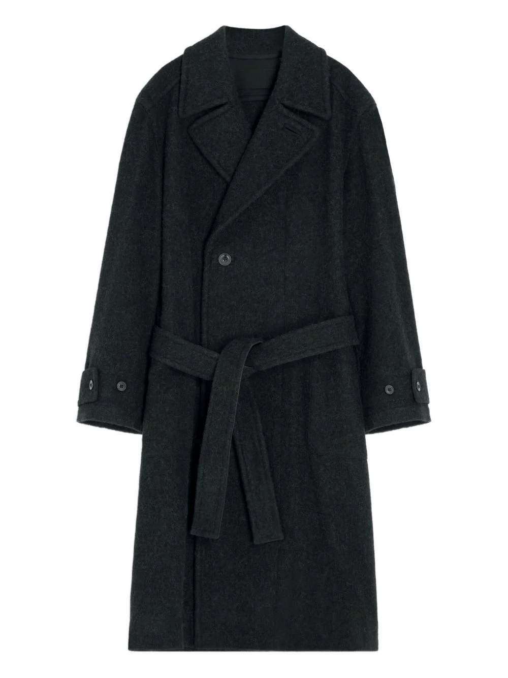 Belted Double-Breasted Coat