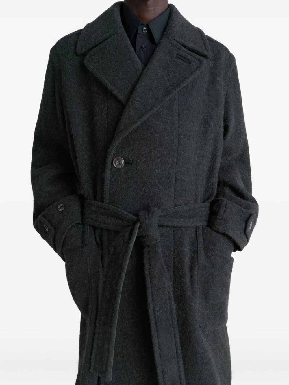 Belted Double-Breasted Coat - Image 2