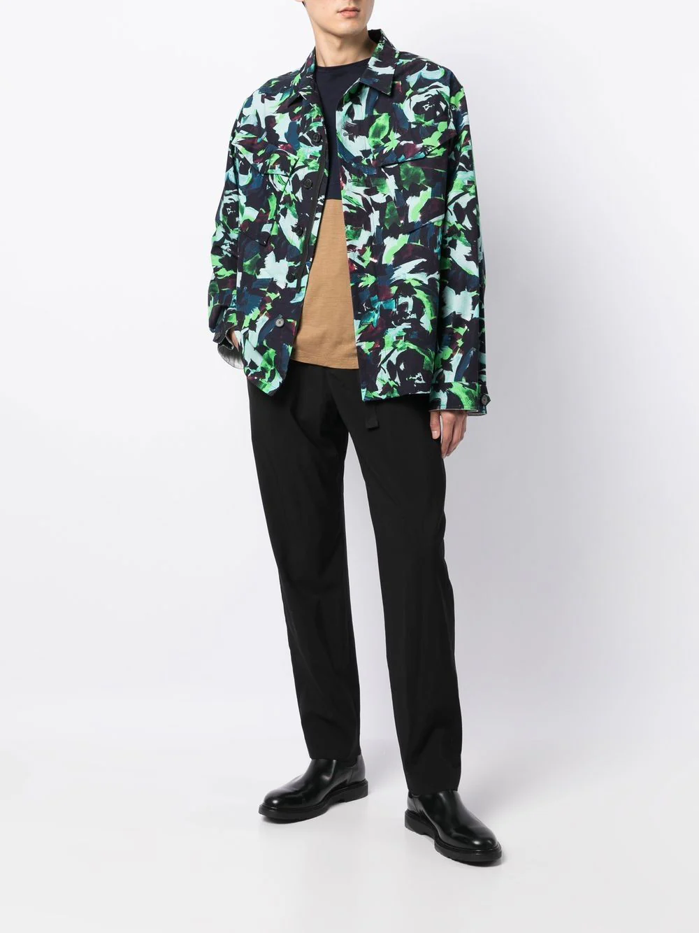 Belted Tapered-Leg Trousers - Image 5