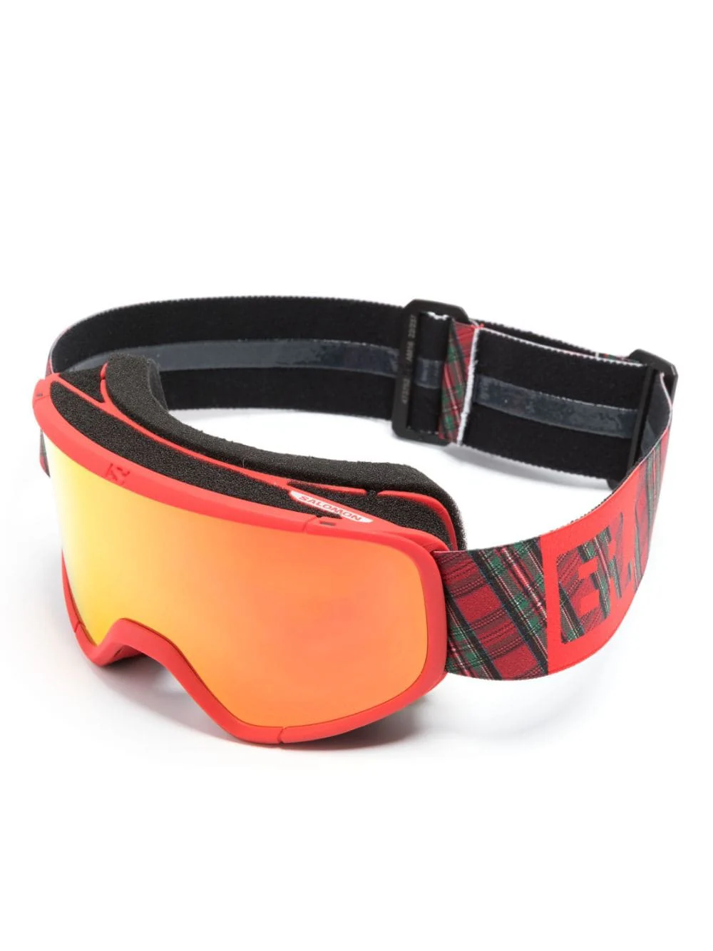 Biker-Style Frame Mirrored Sunglasses - Image 2