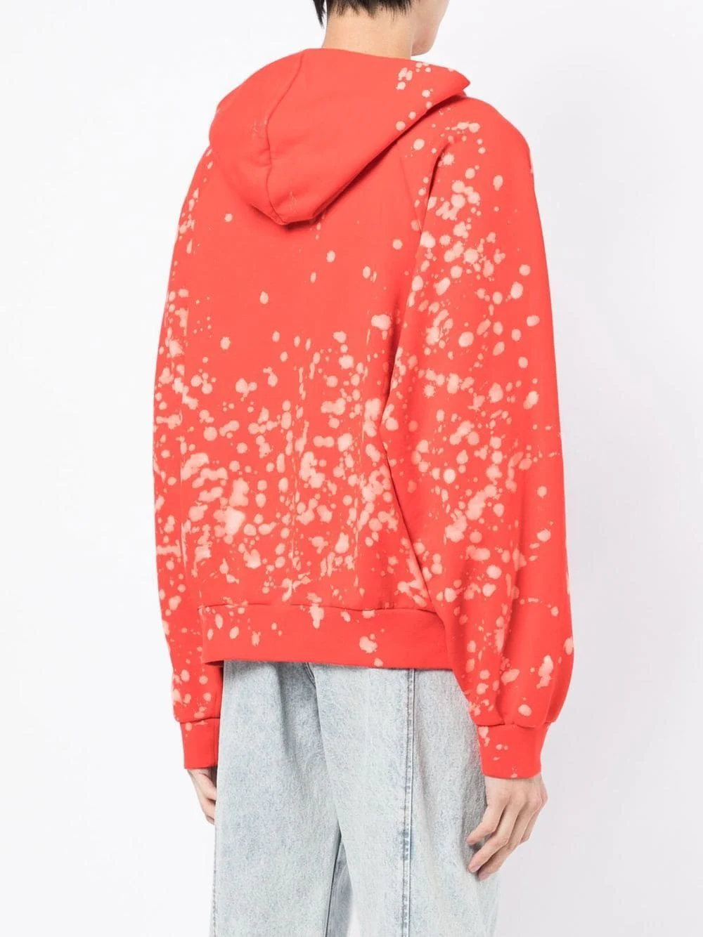 Bleach-Splash Cotton Hoodie - Image 5