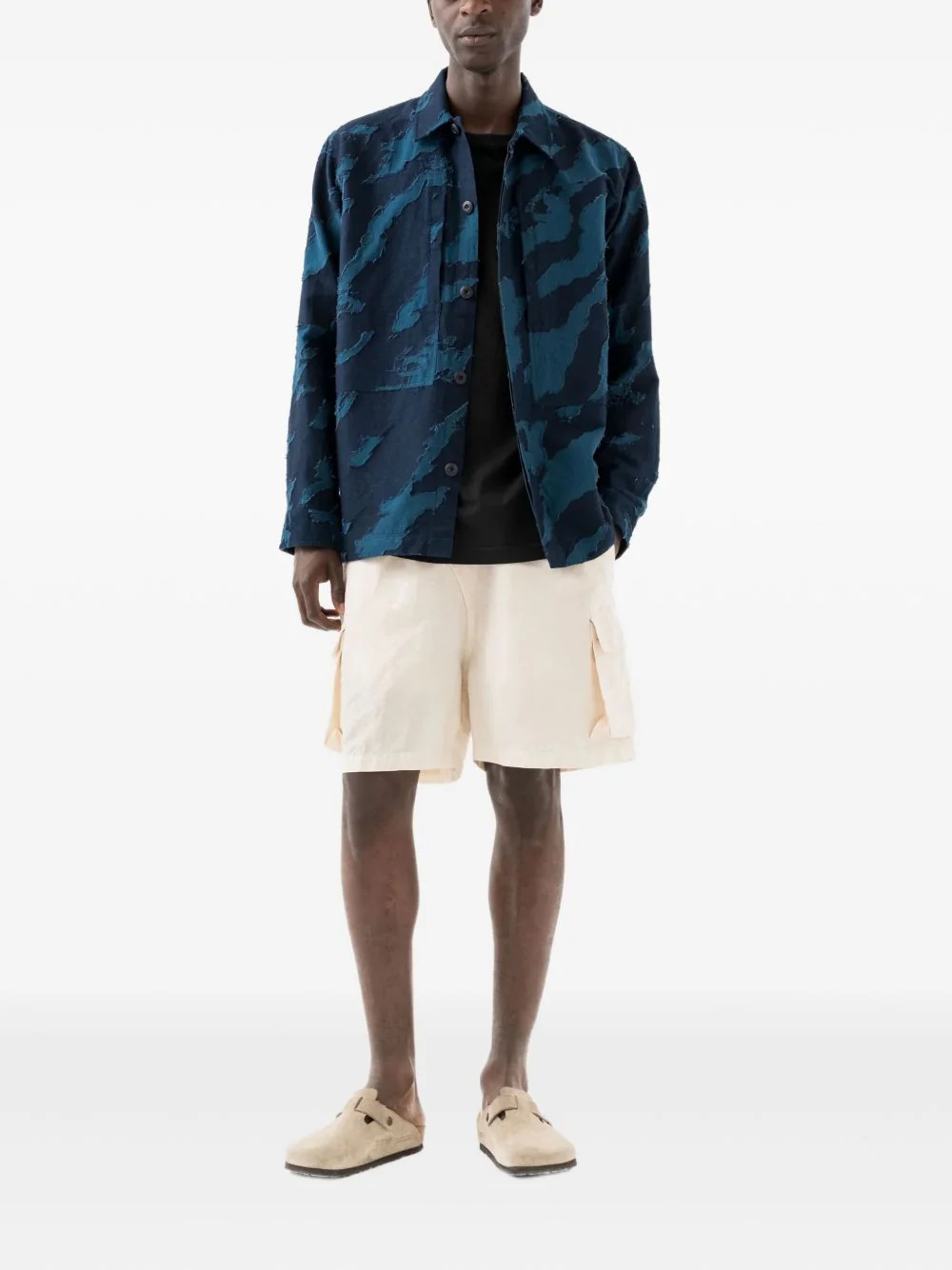 Bonsai Camouflage-Print Button-Up Shirt - Image 2