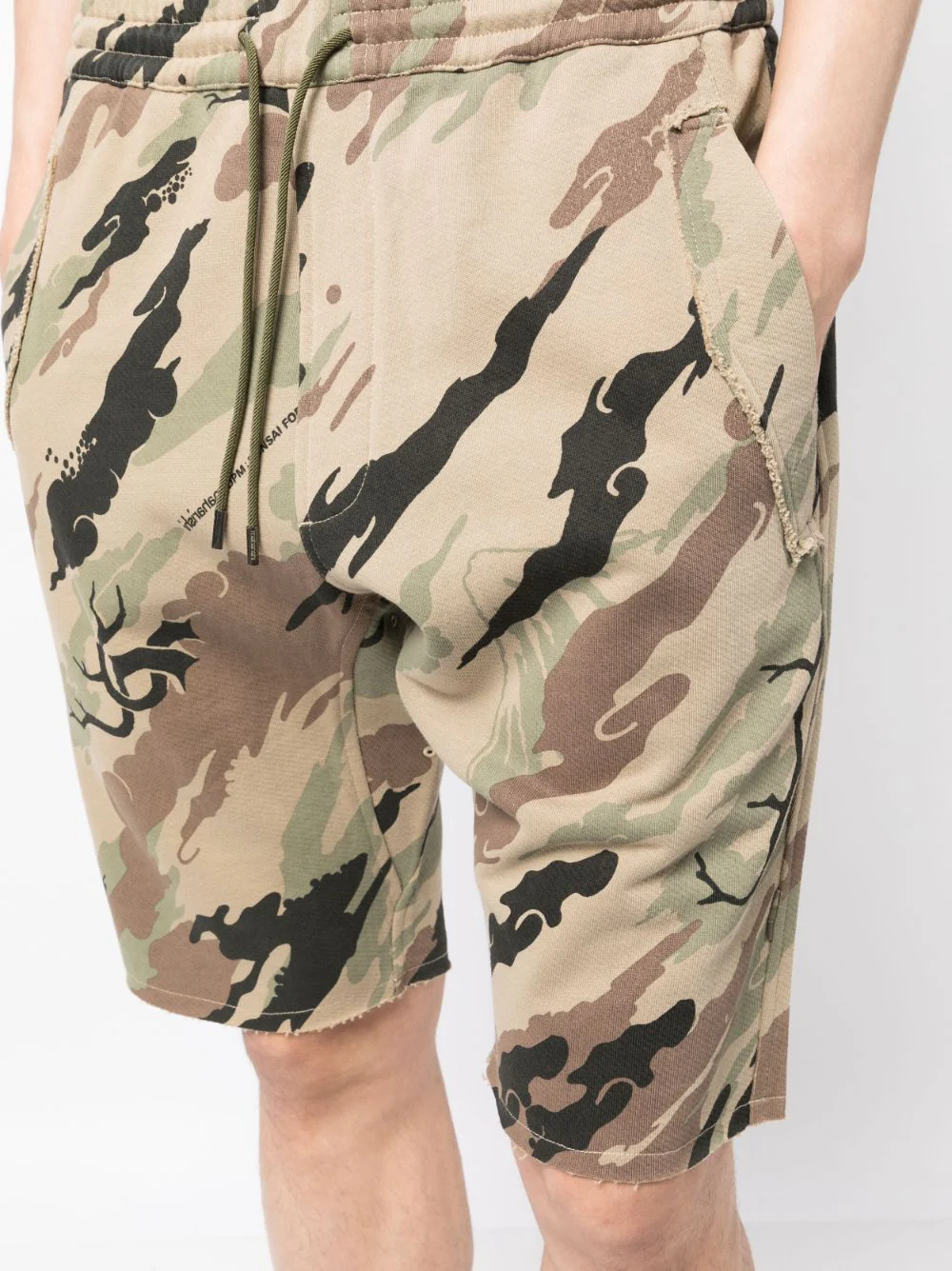 Bonsai Forest-Print Cotton Shorts - Image 4