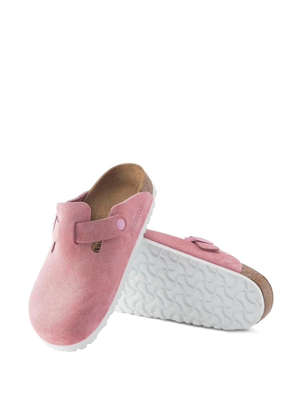 Boston Buckle Suede Mules - Image 3