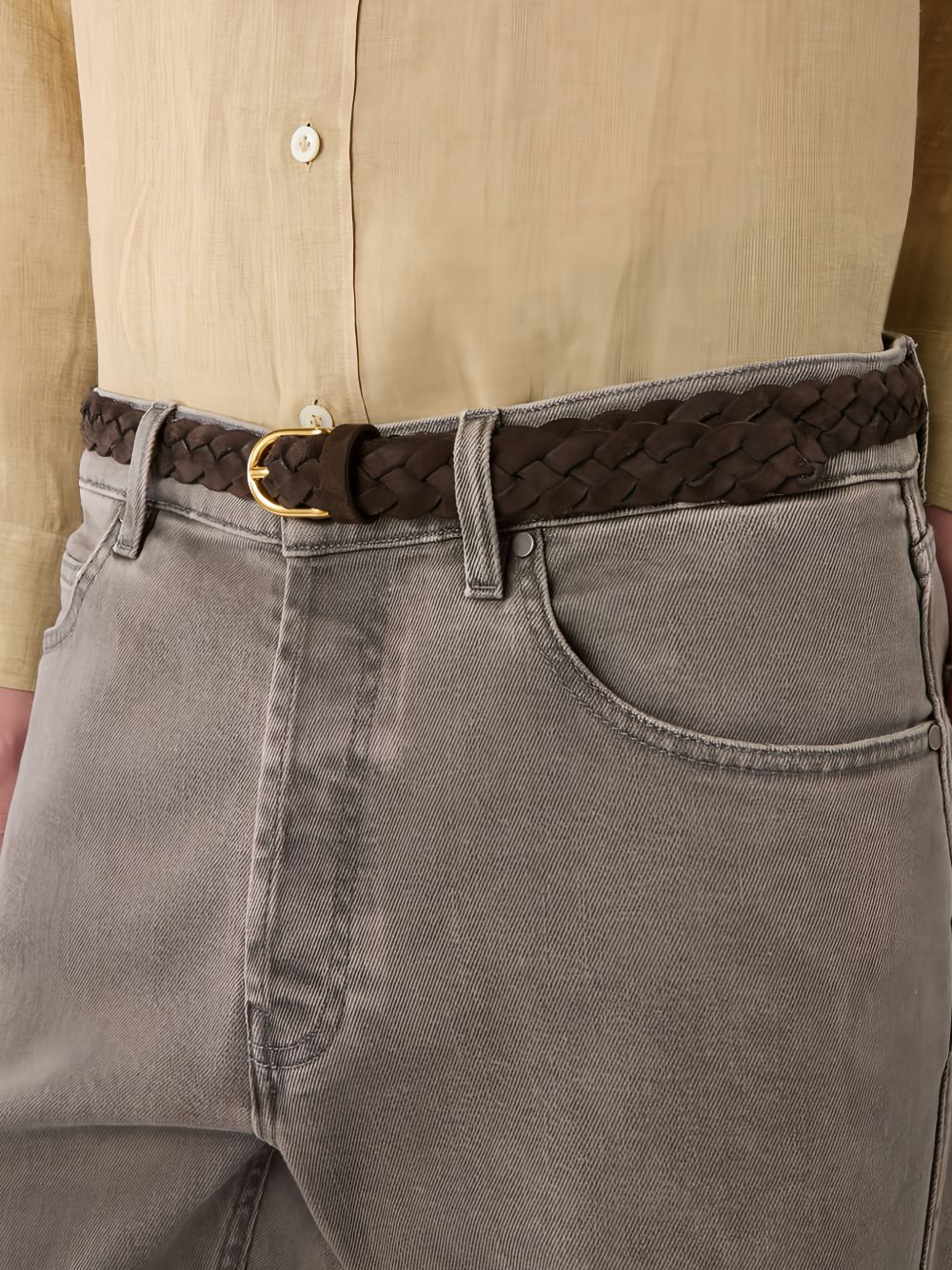 Braided Leather Belt - Image 2